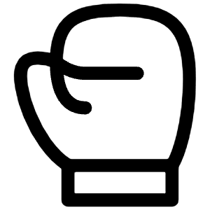 Boxing Glove Icon from Iconoir Regular Set