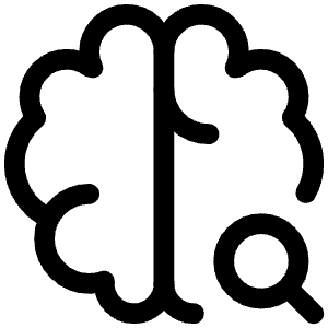 Brain Research Icon from Iconoir Regular Set