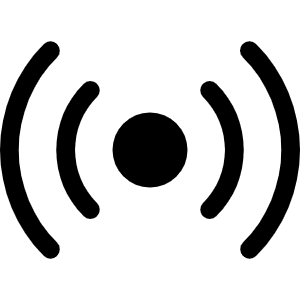 Broadcast Icon from Bootstrap Set