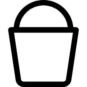 Bucket Icon from Bootstrap Set