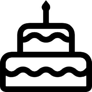 Cake Icon from Bootstrap Set