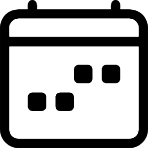 Calendar4 Week Icon from Bootstrap Set