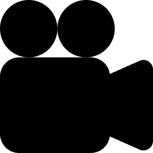 Camera Reels Fill Icon from Bootstrap Set