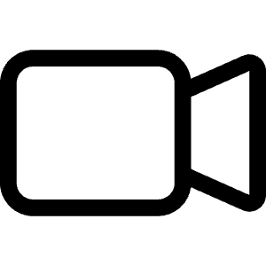 Camera Video Icon from Bootstrap Set