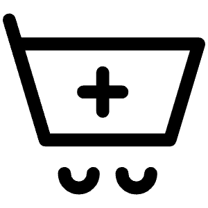 Cart Plus Icon from Iconoir Regular Set