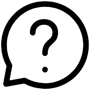 Chat Bubble Question Icon from Iconoir Regular Set