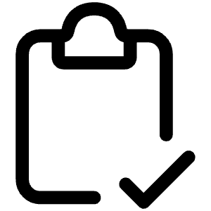 Clipboard Check Icon from Iconoir Regular Set
