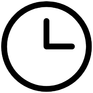 Clock Icon from Iconoir Regular Set