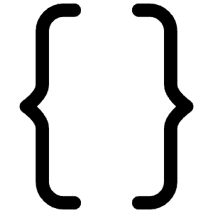 Code Brackets Icon from Iconoir Regular Set