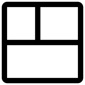 Collage Frame Icon from Iconoir Regular Set