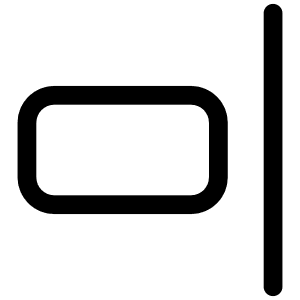 Comp Align Right Icon from Iconoir Regular Set