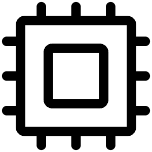 Cpu Icon from Iconoir Regular Set