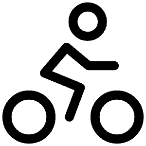 Cycling Icon from Iconoir Regular Set