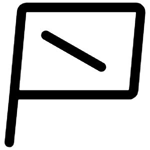 Dash Flag Icon from Iconoir Regular Set