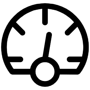 Dashboard Speed Icon from Iconoir Regular Set