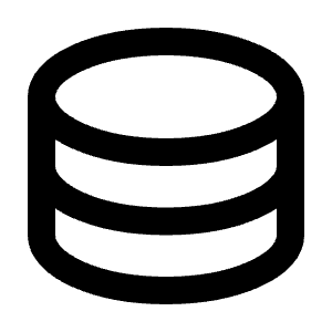 Data Line Icon from Majesticons Line Set
