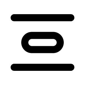 Distribute Vertical Line Icon from Majesticons Line Set