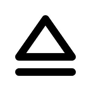 Eject Line Icon from Majesticons Line Set