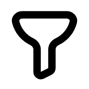 Filter Line Icon from Majesticons Line Set