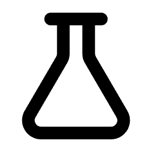 Flask Line Icon from Majesticons Line Set