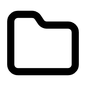 Folder Line Icon from Majesticons Line Set
