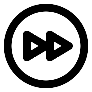 Forward Circle Line Icon from Majesticons Line Set