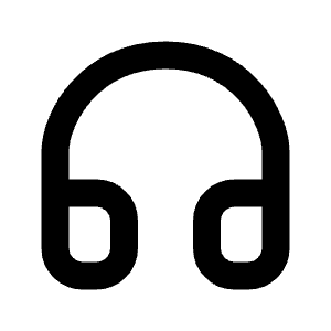 Headset Line Icon from Majesticons Line Set