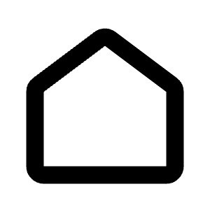 Home Simple Line Icon from Majesticons Line Set