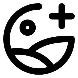 Image Circle Plus Line Icon from Majesticons Line Set