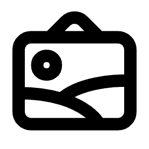 Image Frame Line Icon from Majesticons Line Set