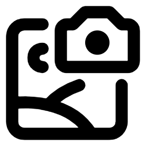 Image Photography Line Icon from Majesticons Line Set