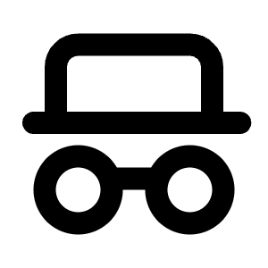 Incognito Line Icon from Majesticons Line Set