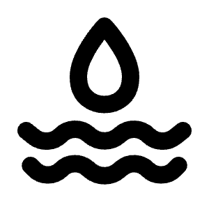 Lidquid Drop Waves 2 Line Icon from Majesticons Line Set