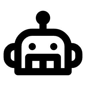 Robot Line Icon from Majesticons Line Set