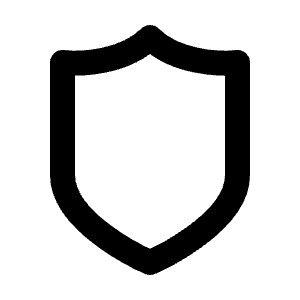 Shield Line Icon from Majesticons Line Set