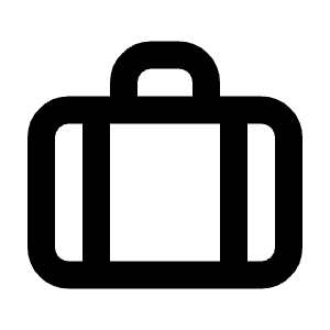 Suitcase 2 Line Icon from Majesticons Line Set