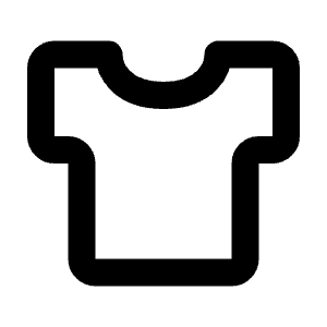 T Shirt Line Icon from Majesticons Line Set