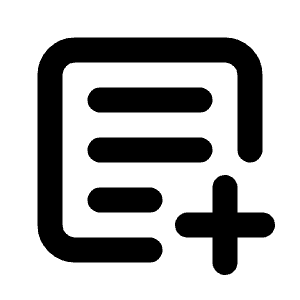 Textbox Plus Line Icon from Majesticons Line Set