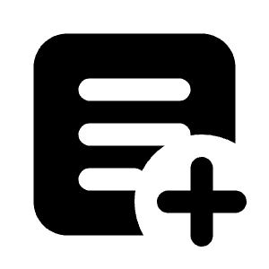 Textbox Plus Icon from Majesticons Solid Set