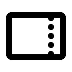 Ticket Line Icon from Majesticons Line Set