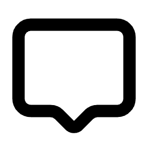 Tooltip Line Icon from Majesticons Line Set