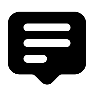 Tooltip Text Icon from Majesticons Solid Set
