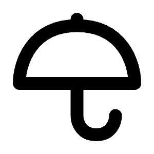 Umbrella Line Icon from Majesticons Line Set
