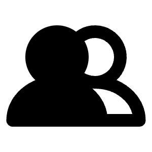 Users Icon from Majesticons Solid Set