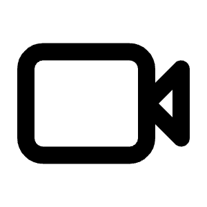 Video Line Icon from Majesticons Line Set