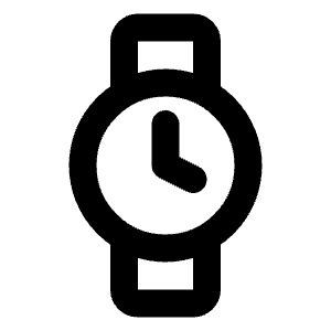 Watch Line Icon from Majesticons Line Set