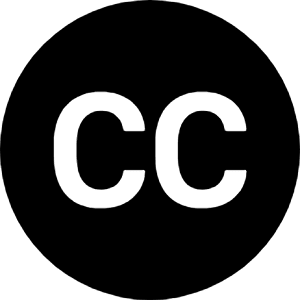 Cc Circle Fill Icon from Bootstrap Set