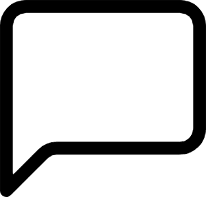 Chat Left Icon from Bootstrap Set