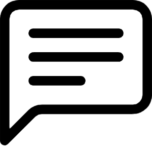 Chat Left Text Icon from Bootstrap Set