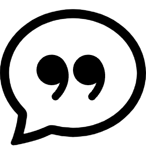 Chat Quote Icon from Bootstrap Set